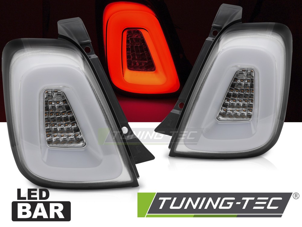 FIAT 500 15-20 RED LED BAR  Tuning-Tec Hátsó Lámpa