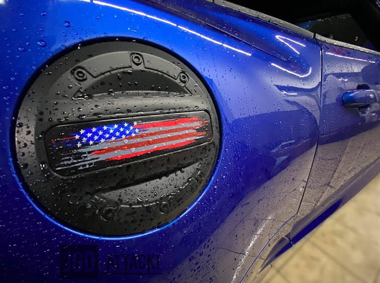 Chevrolet Camaro 16-23 Üzemanyag-ajtó – USA zászló