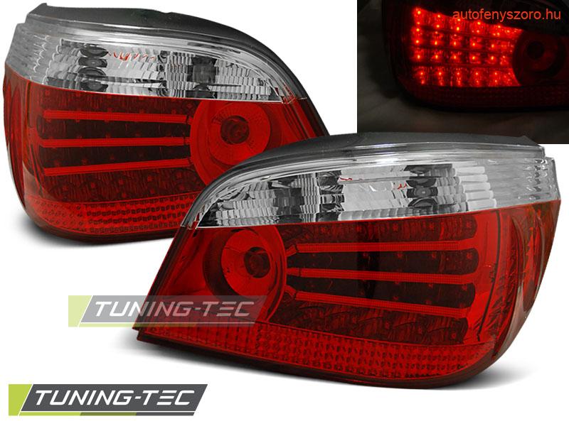 BMW E60 07.03-07 RED WHITE LED  Tuning-Tec Hátsó Lámpa